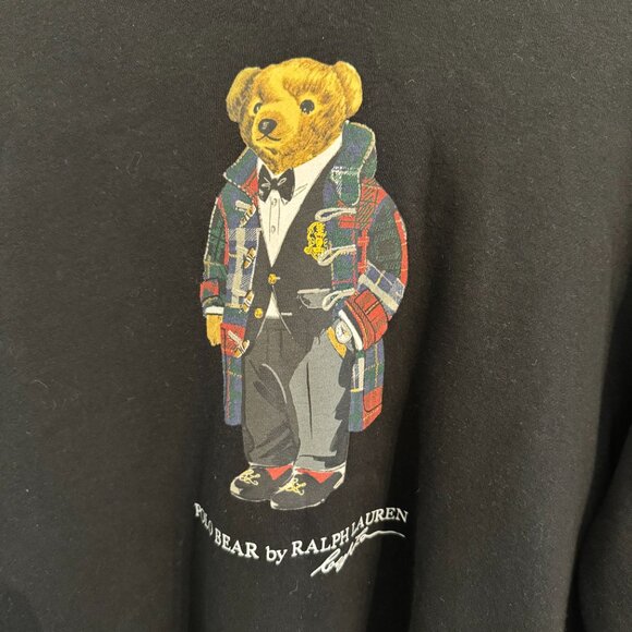 Polo Ralph Lauren Bear Printed Drawstring Hoodie - Picture 4 of 4